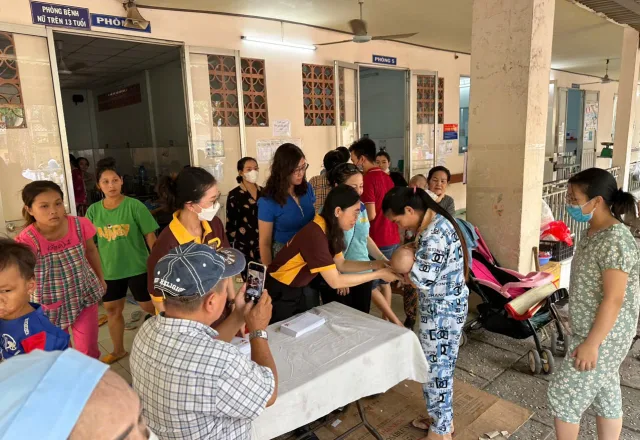 Hoạt động thiện nguyện tại Bệnh viện Nhi Đồng II