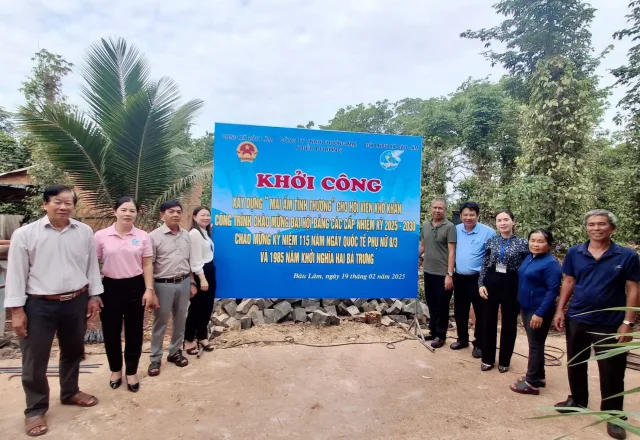 Triều Phương khởi công xây dựng mái ấm tình thương cho hội viên khó khăn