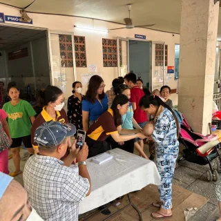 Hoạt động thiện nguyện tại Bệnh viện Nhi Đồng II