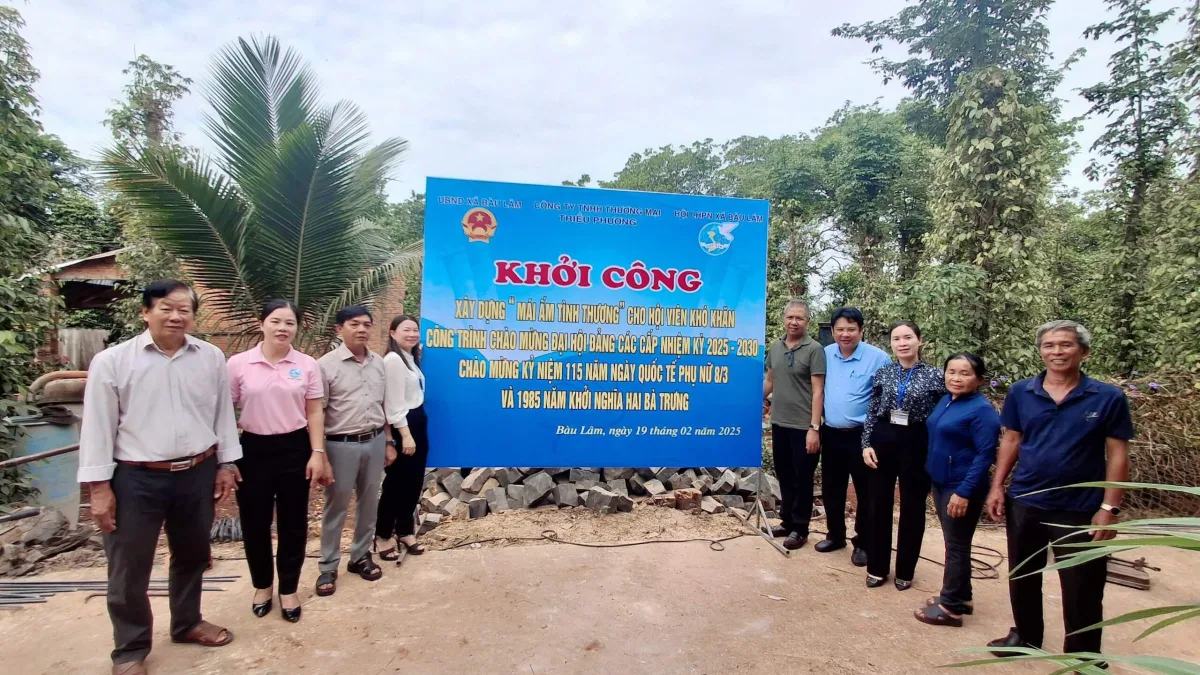 Triều Phương khởi công xây dựng mái ấm tình thương cho hội viên khó khăn